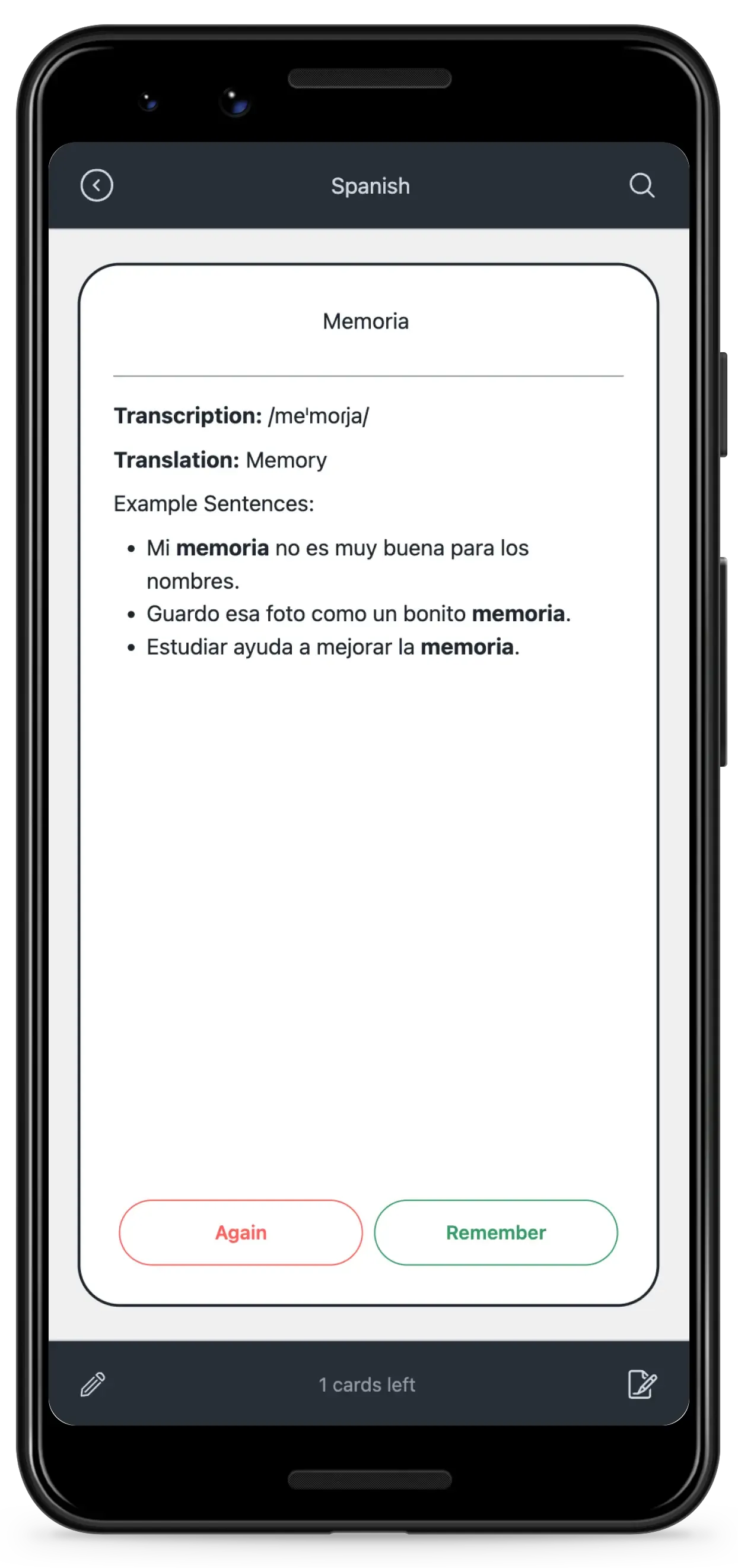 Preview of the mobile version